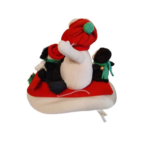 Hallmark Jingle Pals Musical Sleigh Ride, Snowman Dog Penguin Christmas Snow - Picture 3 of 4